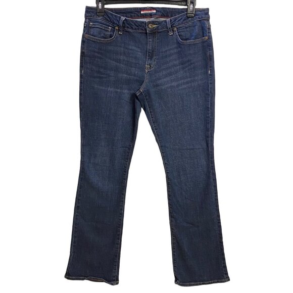 TOMMY‎ HILFIGER boot cut denim size 12 - Picture 1 of 6